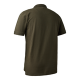 Deerhunter Harris Polo Shirt in green, men's sports polo shirt