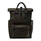 Deerhunter Rolltop Backpack in green, fold top, water repellent rucksack