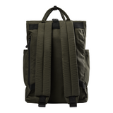 Deerhunter Rolltop Backpack in green, fold top, water repellent rucksack