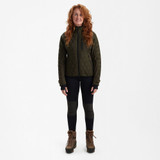 Deerhunter Lady Mossdale Quilted Jacket in Green, women's quilted country jacket