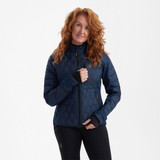 Deerhunter Lady Mossdale Quilted Jacket in Blue, women's quilted country jacket