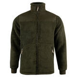 Jack Pyke Sherpa Fleece Jacket Gen2 New Model, men's green fleece fibre pile jacket