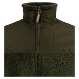 Jack Pyke Sherpa Fleece Jacket Gen2 New Model, men's green fleece fibre pile jacket