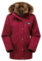 Ridgeline Monsoon Arctic 2 Jacket in Rhubarb, women's waterproof shooting smock