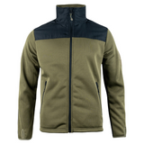 Viper Gen 2 Special Ops fleece jacket. Green full zip fleece jacket with Black contrasting panels on the shoulders and forearms.