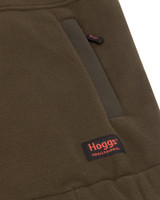 Hoggs of Fife Green King 2 Fleece, men's waterproof fleece pullover in green