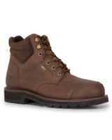 Hoggs of Fife Triton Pro Work Boot in Crazy Horse Brown Leather, men's waterproof work boot