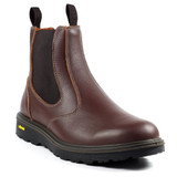 Grisport Crieff Slip On Boots, men's dealer boots in brown leather