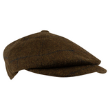 Jack Pyke Newsboy Cap in Brown tweed