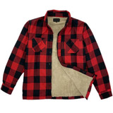 Sherpa Fleece Lined Work Shirt Check 4061 Lumberjack style over shirt