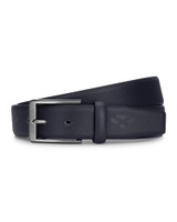 Hoggs of Fife Feather Edge 35mm Belt, men's leather country belt in black