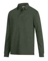 Hoggs of Fife Heriot Long Sleeve Rugby Shirt in green