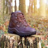 Grisport Timber Trekking Leather Waterproof Walking Boots for Hiking and Hunting. Brown colour