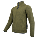 Jack Pyke Ashdown Fleece Top in green, men's pullover fleece top