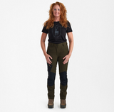 Deerhunter Lady Northward Trousers in green and black, women's lightweight shooting trousers