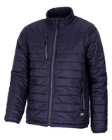 Hoggs of Fife Kingston Lightweight Quilted Jacket in navy, men's quilted country jacket