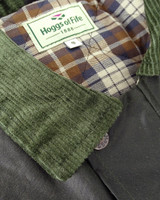 Hoggs of Fife Padded Wax Waistcoat in green