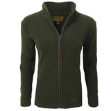 Game Ladies Penrith fleece jacket in green, premium anti pill fleece.