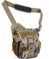 Kombat UK Multifunction Sling Bag, Molle tactical style shoulder bag