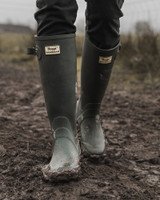 Hoggs of Fife Braemar Wellington Boots, natural rubber wellies