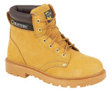 Grafters Apprentice Safety Boots in honey, men's steel toe cap lace up boots