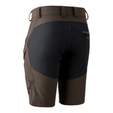 Deerhunter Northward Shorts in brown, men's lightweight stretch shorts