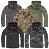 Brandit men's windbreaker smock, fleece lined pullover.