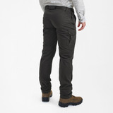 Deerhunter Slogen Zip-off trouser in Black ink. These men's trousers are detachable just above the knee.