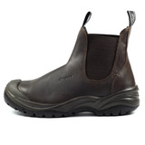 Grisport Chukka Safety Dealer Boots in Brown, men's safety steel toe cap work boots