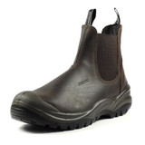 Grisport Chukka Safety Dealer Boots in Brown, men's safety steel toe cap work boots