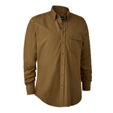 Deerhunter Liam Shirt 8926 Ochre Brown 574, men's class country cotton shirt.