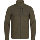 Harkila men's Fjell Fleece jacket, full zip fleece jacket in Willow Green.