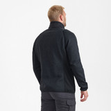 Deerhunter Moor Zip Off Jacket in black, quilted jacket with detachable sleeves