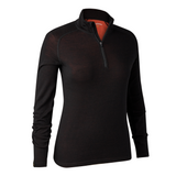 Deerhunter Lady Quinn Merino 1/2 undershirt. Soft and comfortable base layer made with 100% merino wool.