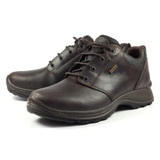 Grisport Exmoor Walking Shoe in brown, unisex leather waterproof trekking shoe