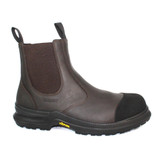 Grisport Loader Safety Boots in brown, men's composite toe cap work boots