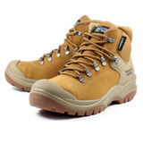 Grisport Sub Contractor S3 Safety Boots, men's steel tor cap work boots in tan
