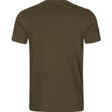 Harkila Men's Logo Short Sleeve T Shirt in Willow Green