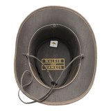 Walker & Hawkes Leather Outback Antique Explorer Hat, leather cowboy hat