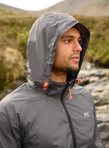 Mac in a Sac Origin 2 Unisex Packable Waterproof Jacket in Grey