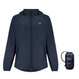 Mac in a Sac Origin 2 Unisex Packable Waterproof Jacket in Navy Blue