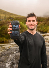 Mac in a Sac Origin 2 Unisex Packable Waterproof Jacket in Navy Blue