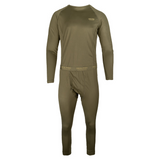 Jack Pyke Men's base layer set. Under trousers and top in green.