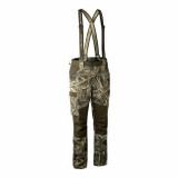 Deerhunter Mallard Trousers in Max 5 camouflage, men's waterproof and breathable trousers with braces
