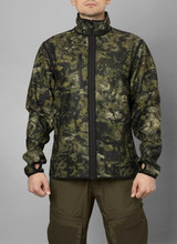 Seeland Rogue Reversible Fleece Jacket in green and camouflage, men's reversible windproof fleece jacket