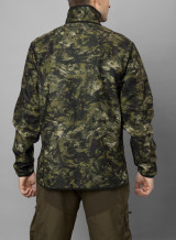 Seeland Rogue Reversible Fleece Jacket in green and camouflage, men's reversible windproof fleece jacket