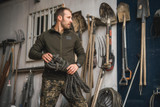 Seeland men's Tidal fleece jacket in Pine Green, features the Seeland logo on the chest and center back.