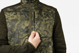 Seeland Theo Hybrid Camo jacket, insulated lightweight jacket with knitted sleeves.