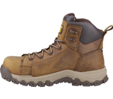 Caterpillar Threshold Rebound Safety Work Boots, men's composite toe cap work boots in brown