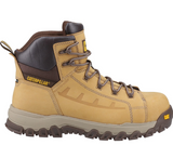 Caterpillar Threshold Rebound Safety Work Boots, men's composite toe cap work boots in honey